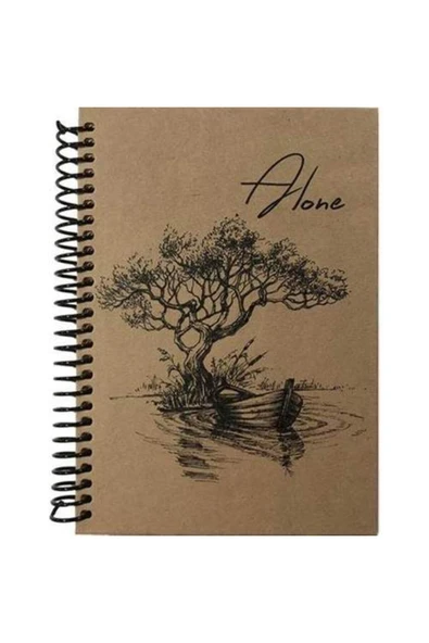 Tokaç Kraft Spiralli Defter 80 Yaprak Çizgili 14 x 21 cm (A5) ürün görseli 1