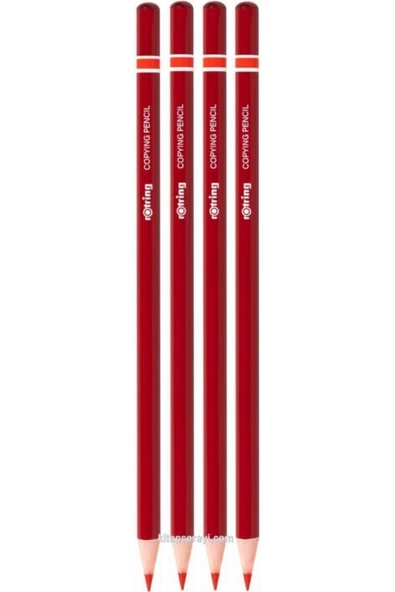 Rotring Kırmızı Kopya Kalemi 4 Adet ürün görseli 1