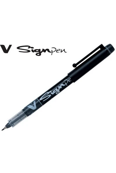 Pilot V-SIGNPEN SİYAH İMZA KALEMİ ürün görseli 1