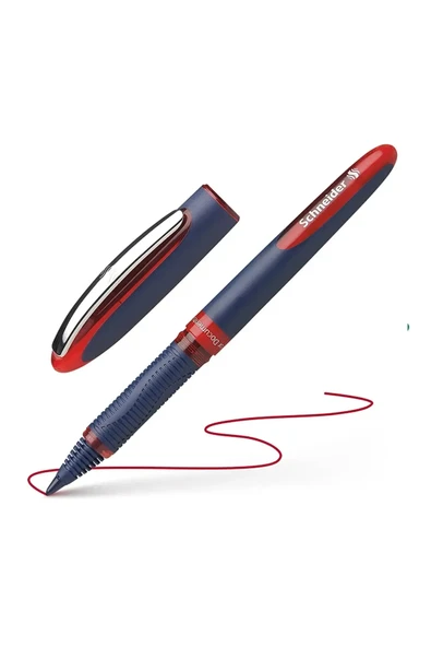 SCHNEIDER One Business 0.6mm Roller İmza Kalemi Kırmızı ürün görseli 1