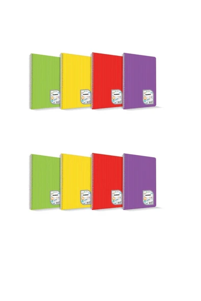 ÇINAR DEFTER Çınar A4 96 Yaprak Spiralli - 4 Kareli 4 Çizgili Defter ürün görseli 1