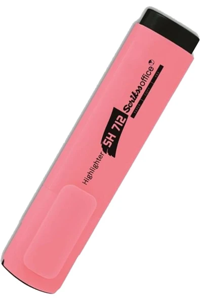 Scrikss ( 3 ADET ) Scrikss SH712 Fosforlu Pastel Pembe ürün görseli 1