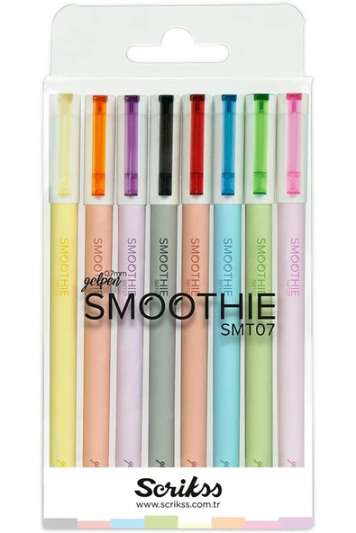 Scrikss Smoothie 8'li Jel Kalem Set ürün görseli 1