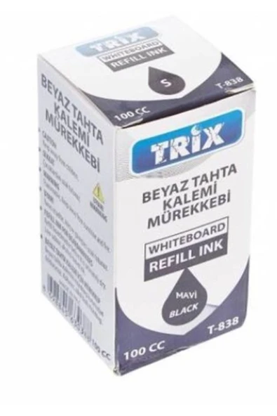 TRİX Beyaz Tahta Kalemi Mürekkebi 100 cc Mavi ürün görseli 1