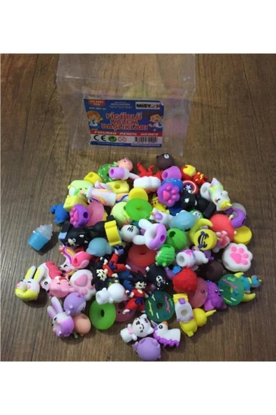 Kiddy World Figürlü Simli Kalem Başlığı 48 Li World 01258 ürün görseli 1