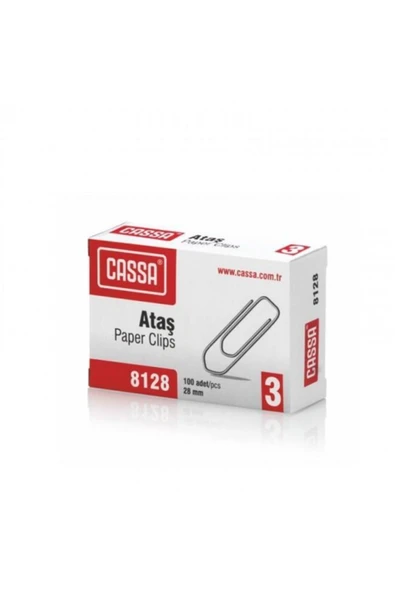Cassa 8128 28mm Ataş Ataç 100'lü Paket ürün görseli 1