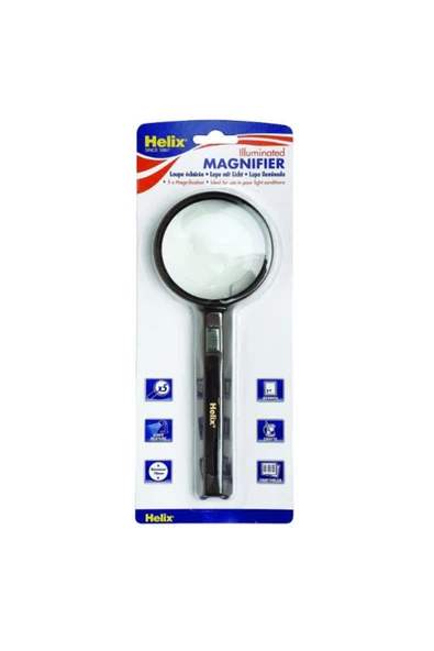 Helix Işıklı Büyüteç - 75mm - Resim 2