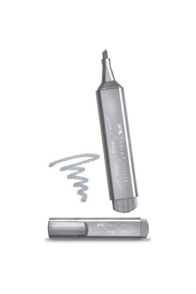 Faber Castell K 46 METALİK FOSFORLU K.SHİNY SİLVER ürün görseli 1