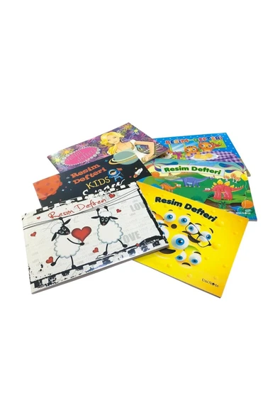 Komeks A4 Resim Defteri 40 Yaprak Büyük Boy Karton Kapak (12 Lİ PAKET) T.d ürün görseli 1