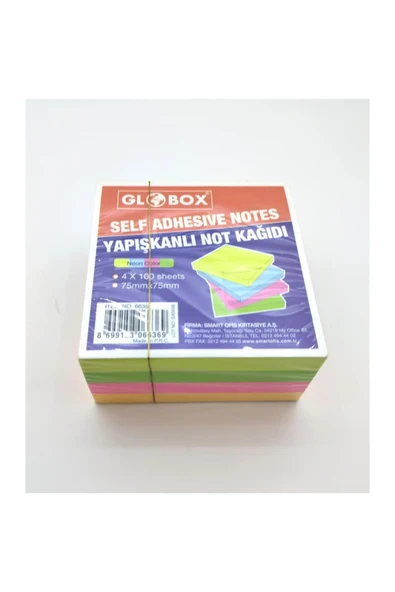 Globox Yaprak Neonl Renk Not Kağıdı 6636 ürün görseli 1