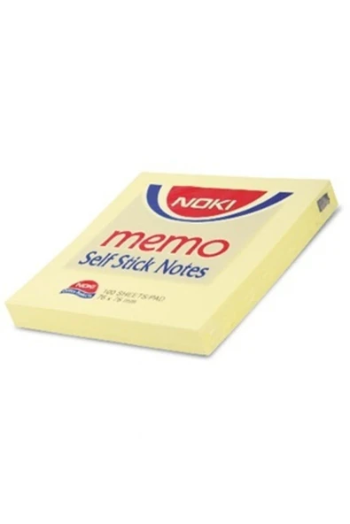 Noki Memo 75 X 75mm Yapışkanlı Not Kağıdı 100 Yaprak ürün görseli 1