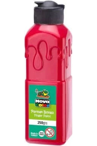Nova Color PARMAK BOYASI 250GR KIRMIZI ürün görseli 1