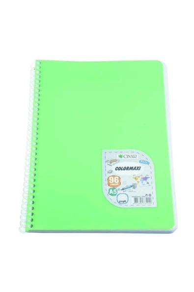 3 Çınar Çınar Spiralli A5 Çizgili Defter 96 Yaprak ürün görseli 1