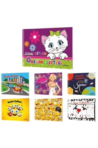 Uninote Orta Boy Resim Defteri 30 Yaprak 21x30 ürün görseli 1