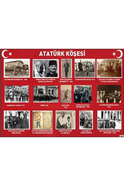 Gülpaş Atatürk Köşesi 1 (yapışkanlı Folyo) 50x70 Cm ürün görseli 1