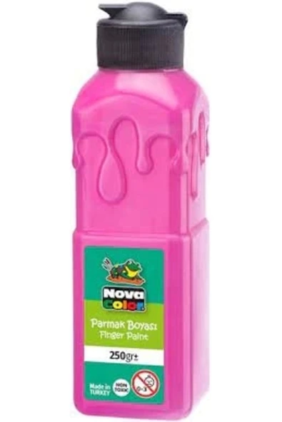 Nova Color PARMAK BOYASI 250GR PEMBE ürün görseli 1
