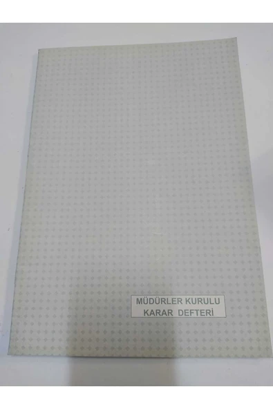 Dilman MÜDÜRLER KURULU KARAR DEFTERİ KARTON KAPAK A4 ürün görseli 1