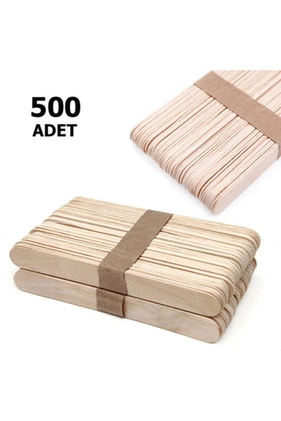 AYMAGNET 500 Adet Geniş Dil Doktor Dondurma Çubuğu Dilbas ürün görseli 1