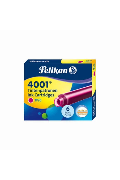 Pelikan Dolma Kalem Kartuşu 6lı Pembe ürün görseli 1
