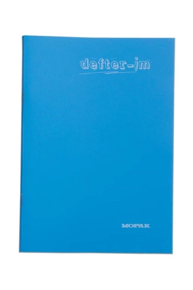 Mopak A4 Tam Boy Kareli 40 Yaprak Dikişli Telsiz Plastik Kapak Defter ürün görseli 1