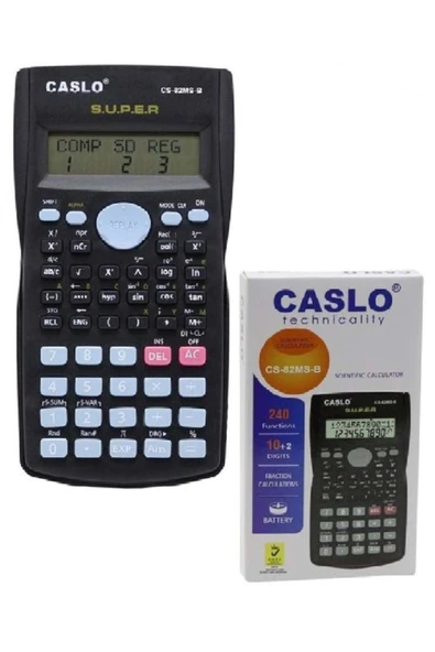 Caslo CSL HESAP MAKİNASI CS 82 MS-A 240 FONKSİYON 10+2 HESAP MAKİNASI ürün görseli 1