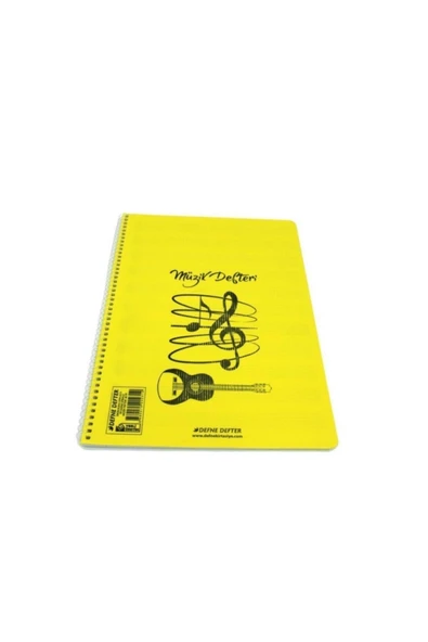 Defne Müzik Defter Spiralli 40 Yaprak - Resim 3