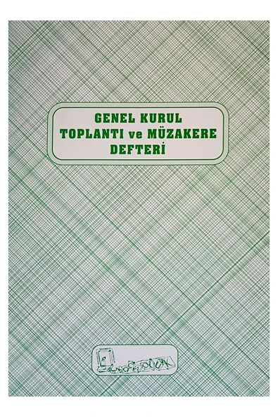 Kocaoluk Genel Kurul Toplantı Ve Müzakere Defteri Karton Kapak ürün görseli 1
