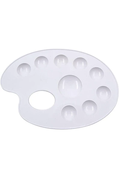 satrik Hatas 20cm Plastik Godeli Öğrenci Resim Paleti / 0890 ürün görseli 1