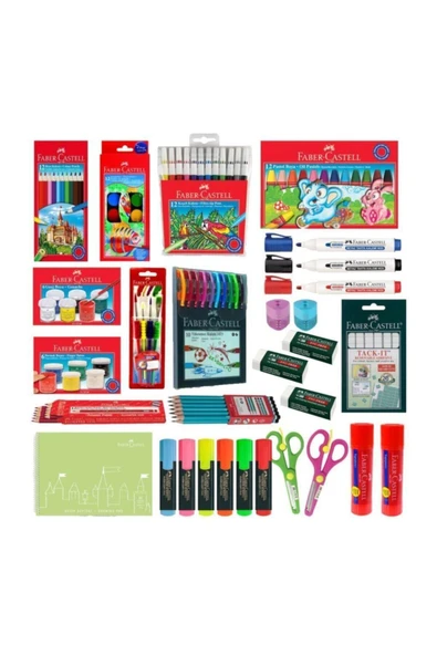 Faber Castell Faber-castell Okul Ögrenci Kirtasiye Boya Seti Ofisinn-037 K.s ürün görseli 1
