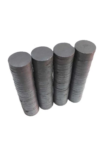 Misyon Deliksiz Mıknatıs Yuvarlak 1.6 Cm Çapında 100 Adet D.m  Magnet ürün görseli 1