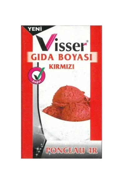 hobi24 Visser Toz Gıda Boyası 9 Gram - Kırmızı ürün görseli 1