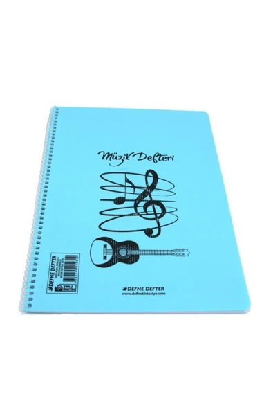 Defne Müzik Defter Spiralli 40 Yaprak - Resim 2
