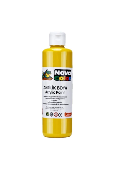 Nova Color Max Mahi Akrilik Boya 250 Gr Sarı ürün görseli 1