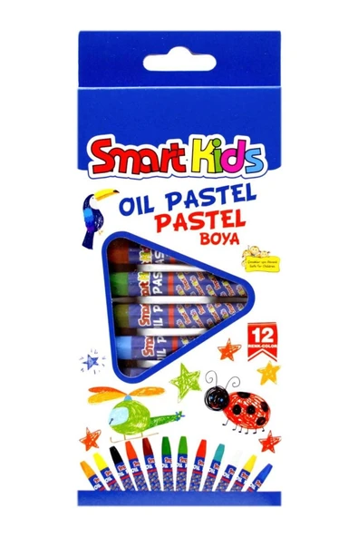 Smart Kids Smart Kıds 3557 Pastel Boya 12 Renk  12 Li Paket ürün görseli 1