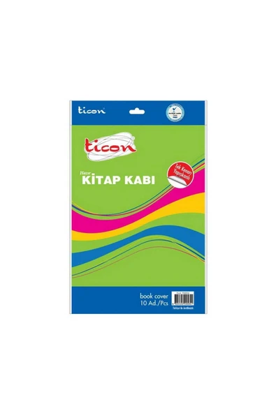 Ticon Hazır Kitap Kabı 10 Lu Paket ürün görseli 1