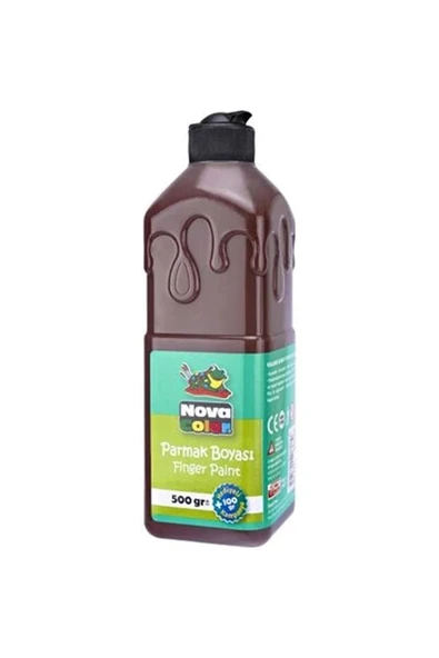 Nova Color Parmak Boyası Kahverengi 500 gr Nc-376 ürün görseli 1