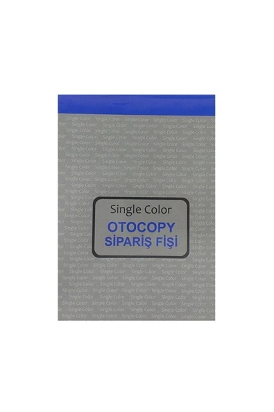 Umur Single Color Sipariş Fişi Otokopili 2 Nüsha 50 Yp ürün görseli 1