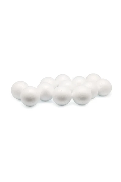 Bubu Strafor Köpük Top 6cm 12 Adet ürün görseli 1