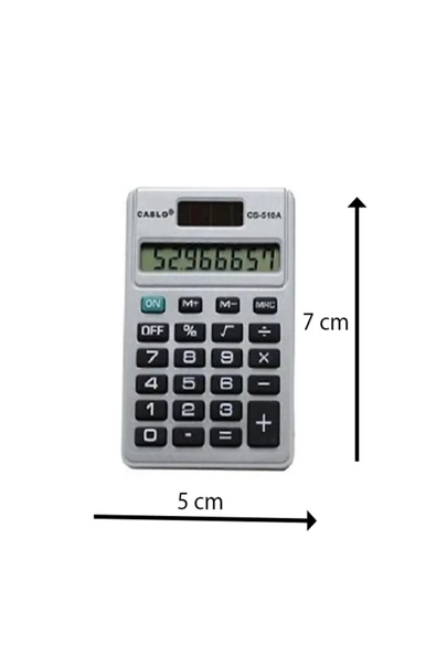 Caslo HESAP MAKİNESİ CS-510A 8 HANE CEP TİPİ ürün görseli 1