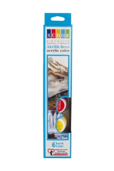 Südor Sd-121 Akrilik Boya 6 Renk Takim 15 ml. (Pvc Sise) ürün görseli 1