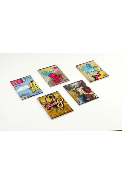 Mopak A5 Kaye Defter (dikişli) Karton Kapak Kareli 100 Yaprak Asorti Tekli (1 Adet) ürün görseli 1
