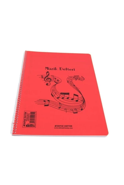 Defne Müzik Defter Spiralli 40 Yaprak - Resim 5