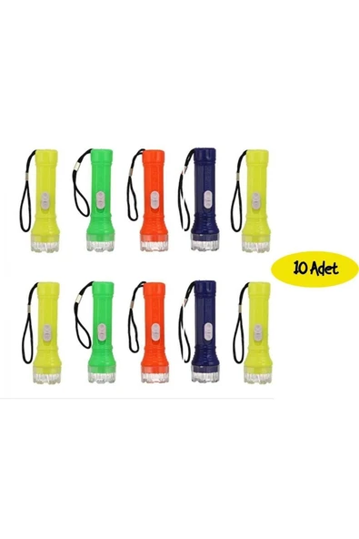 Ksmart Küçük Led El Feneri Ilk Yardım Feneri 10 Adet K-4139 ürün görseli 1