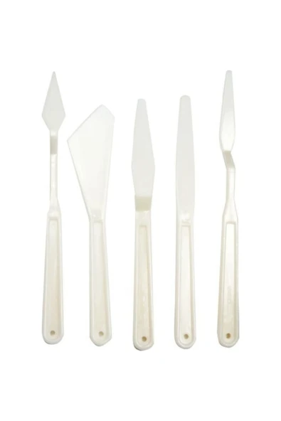 Samur Plastik Yağlı Boya-akrilik Boya- Spatula 5 Li Set ürün görseli 1