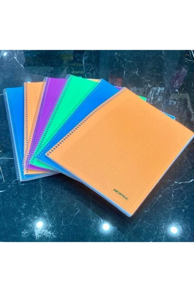Mopak 72 Yaprak Spiralli Kareli Defter 6'lı T.d ürün görseli 1