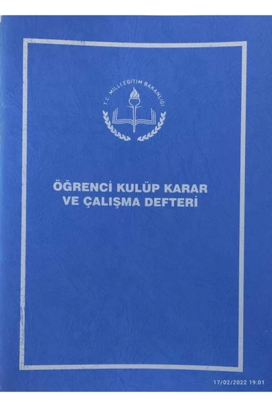 Gülpaş 406 Öğrenci Kulüp Karar Ve Çalışma Defteri 20 X 28 Cm. 40 Yp. ürün görseli 1