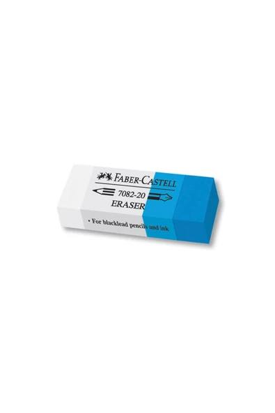 Faber Castell Silgi Mavi-Beyaz 708220 ürün görseli 1