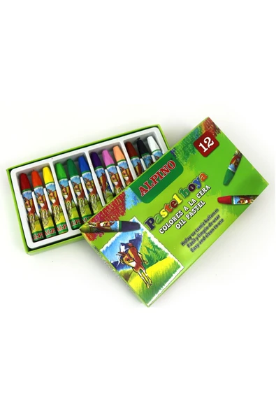 Dolphin Alpıno 12 Renk Pastel Boya Dc-008299 ürün görseli 1