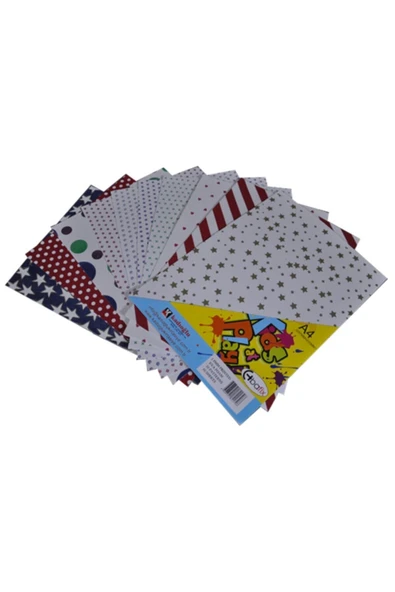 Bafix A-4 Desenli Eva Baskı Printed 80734 10 Lu (1 Paket 10 Adet) ürün görseli 1