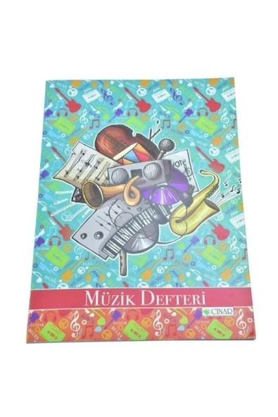 3 Çınar Müzik Defteri Büyük Boy 30x21cm 30 Yaprak ürün görseli 1